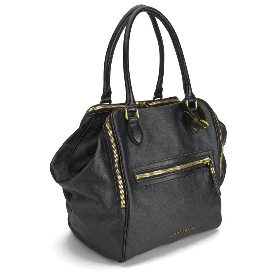 Liebeskind Women's Peaches Leather Wing Tote Bag - Black