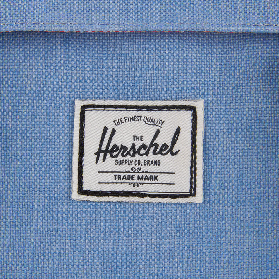 Herschel Supply Co. Women's Little America Mid Volume Backpack - Chambray Crosshatch/White Rubber