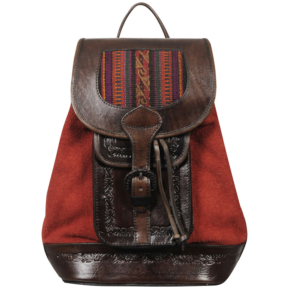 Beara Beara Mochita Leather Backpack - Red
