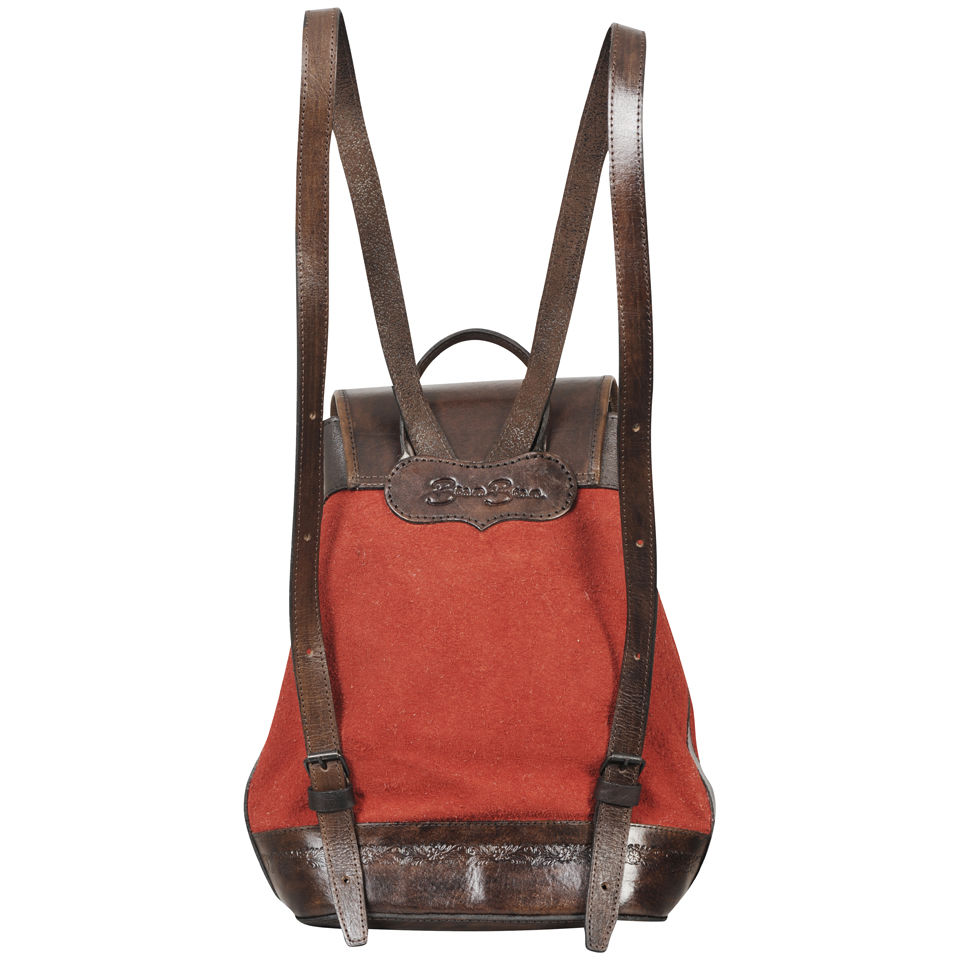 Beara Beara Mochita Leather Backpack - Red