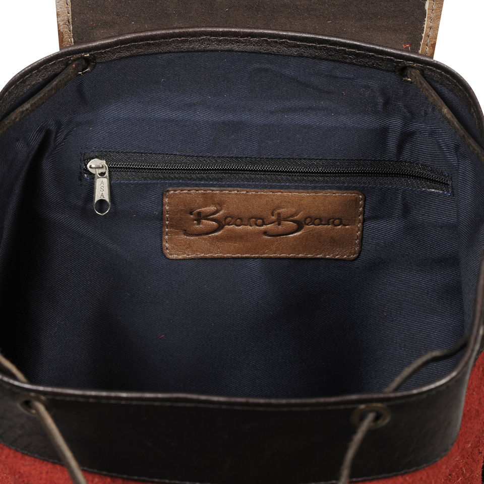Beara Beara Mochita Leather Backpack - Red
