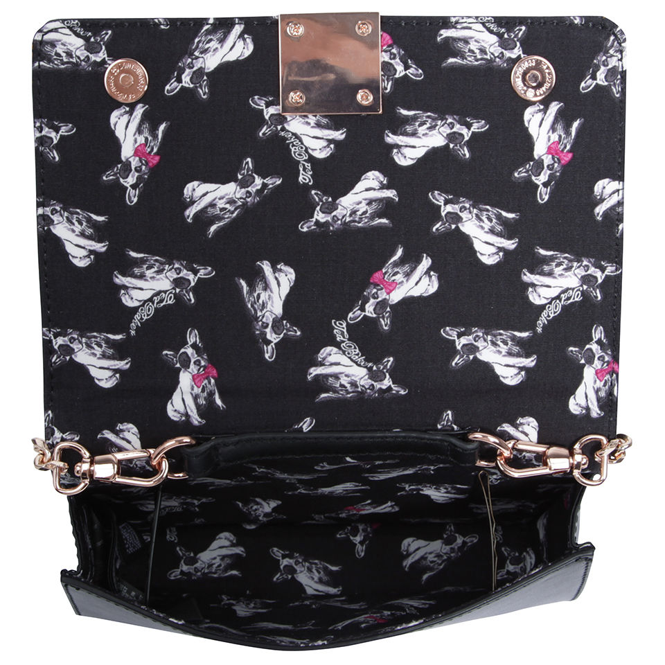 Ted Baker Women's Ruelles Textured Exotic Leather Clutch - Black