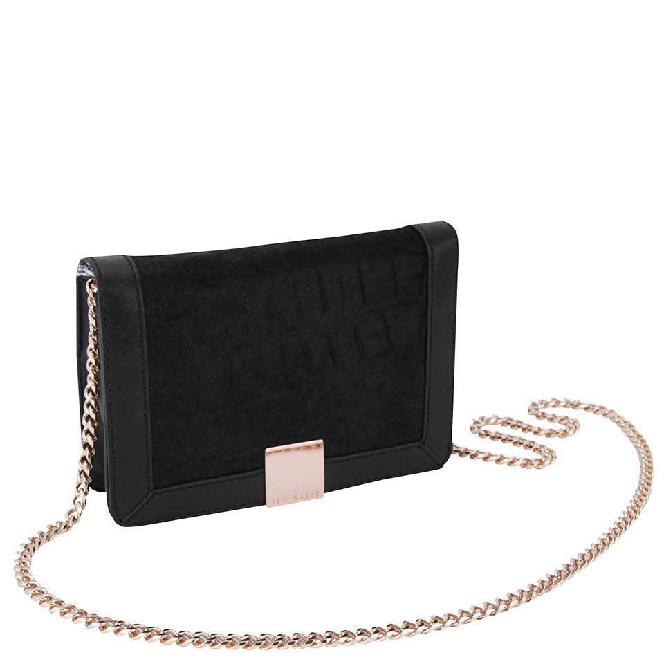 Ted Baker Women's Ruelles Textured Exotic Leather Clutch - Black