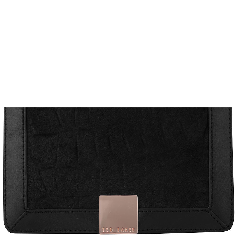 Ted Baker Women's Ruelles Textured Exotic Leather Clutch - Black