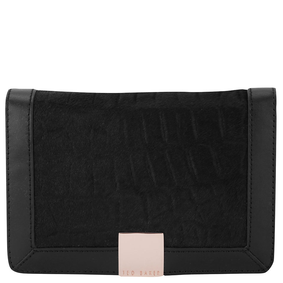 Ted Baker Women's Ruelles Textured Exotic Leather Clutch - Black