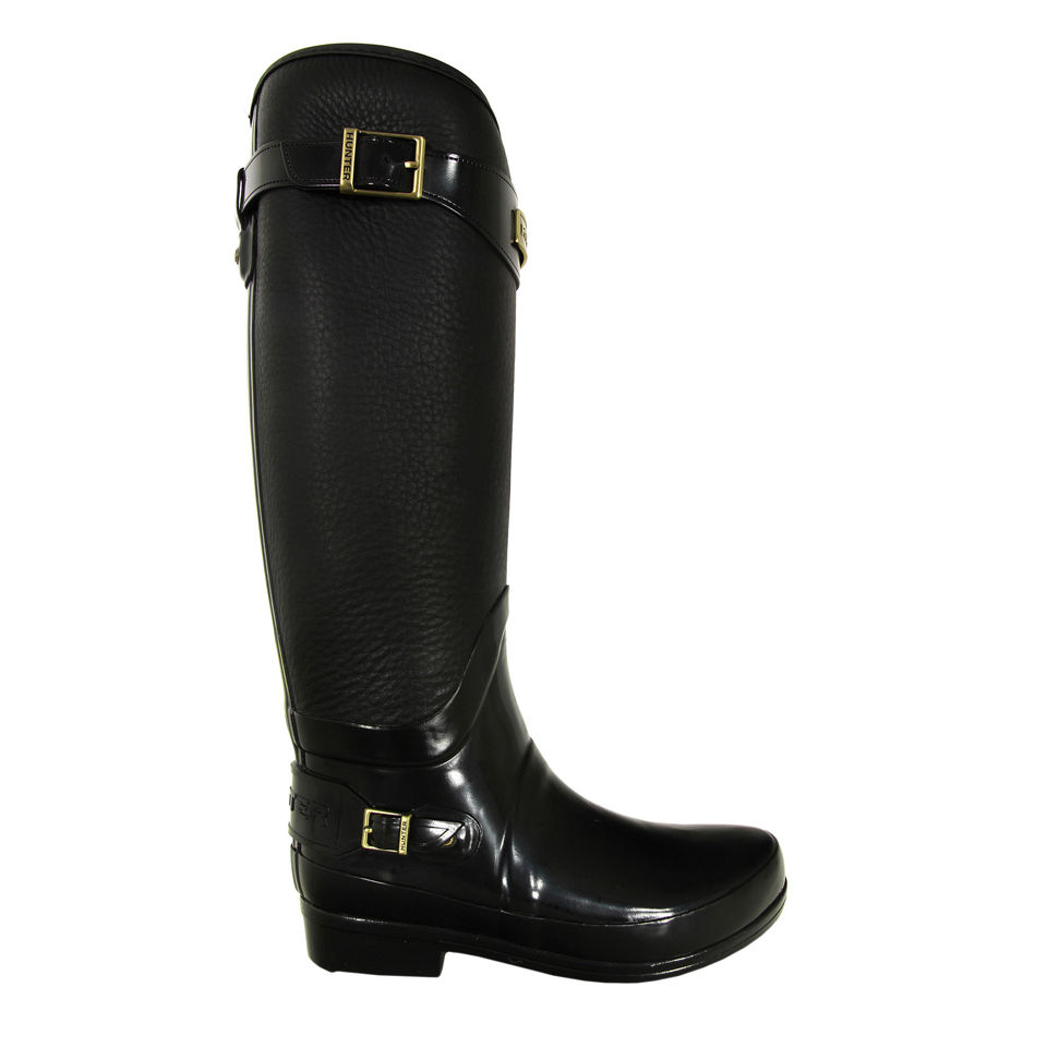 Hunter Women s Regent Clarence Wellies Black Coggles