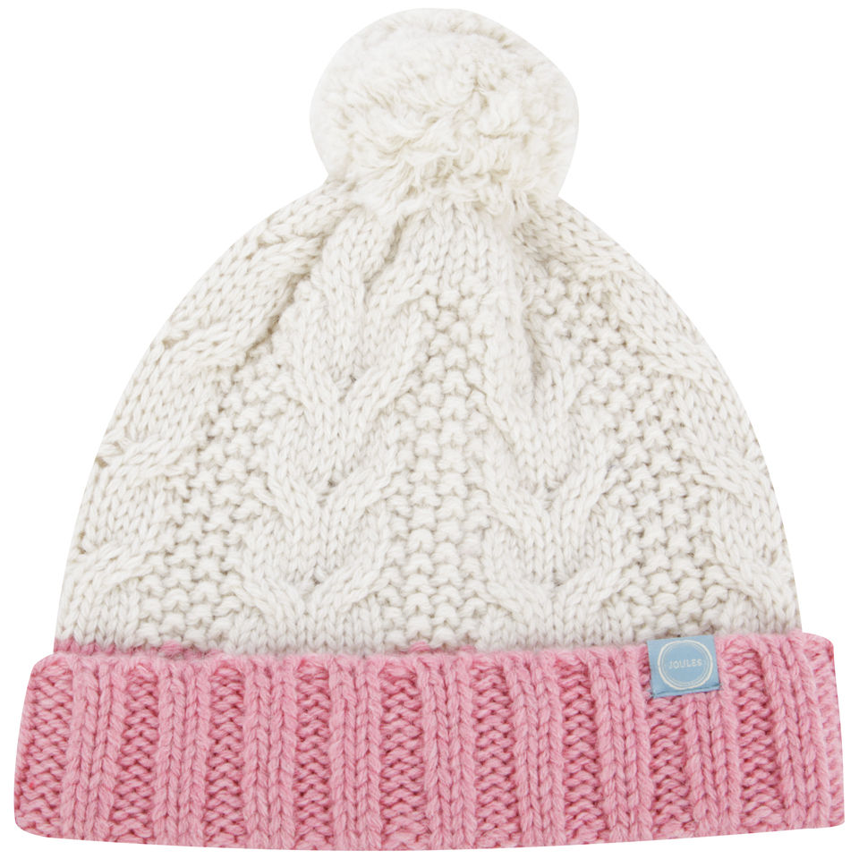 Joules Mable Cable Bobble Hat Multi