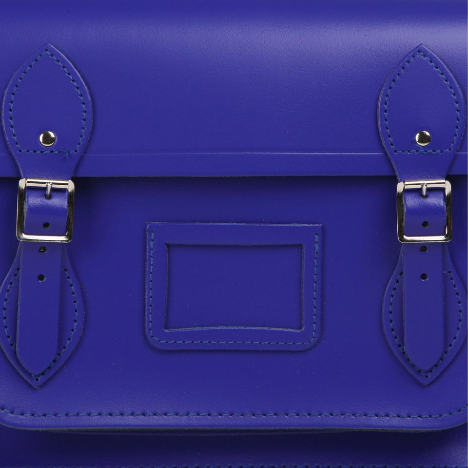 The Cambridge Satchel Company 13 Inch Leather Satchel W/Multi Straps - Sapphire