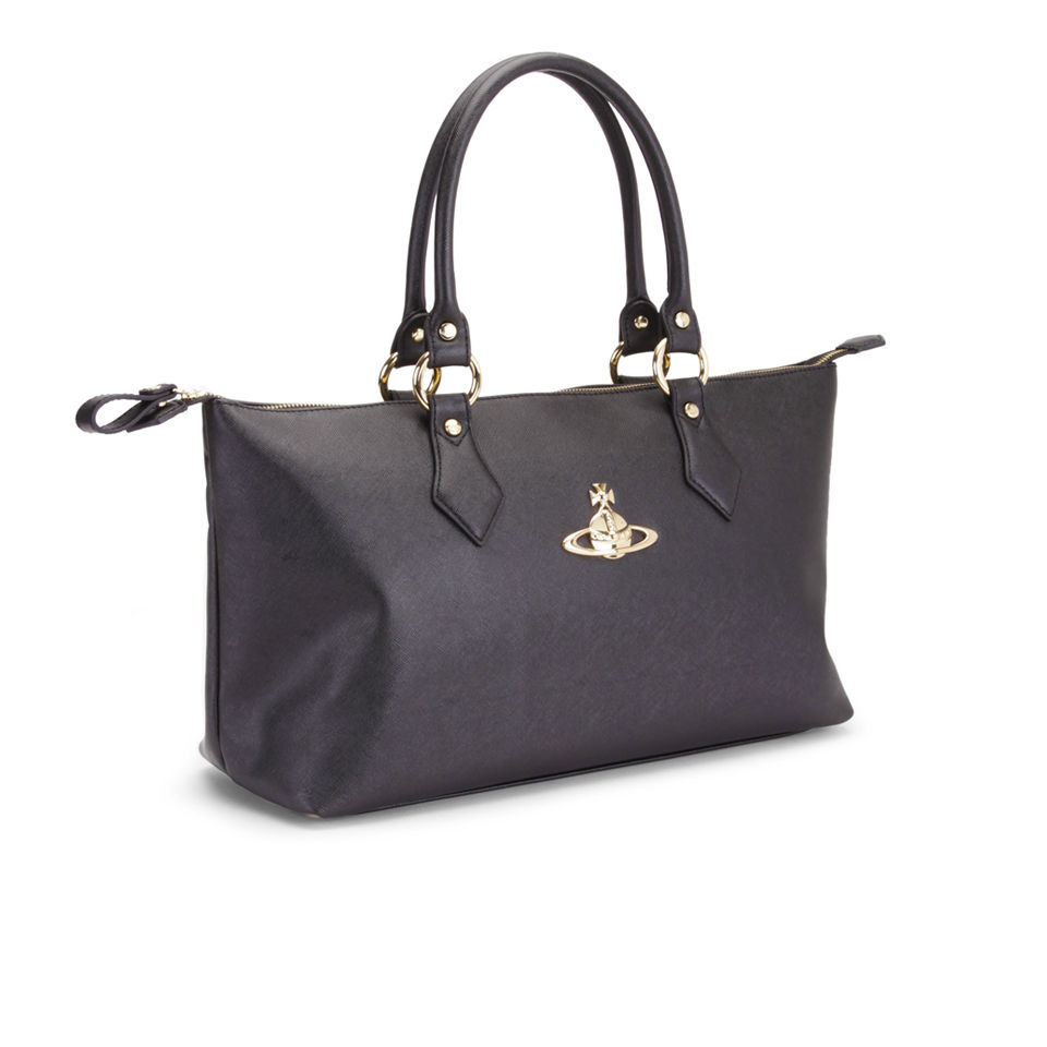 Vivienne Westwood Women s Divina EW Faux Leather Tote Black