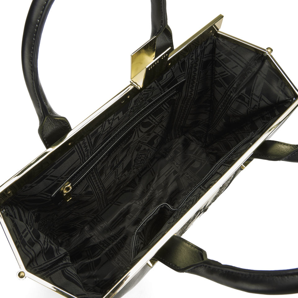 Ted Baker Women's Kitty Square Clasp Exotic Tote Bag - Black