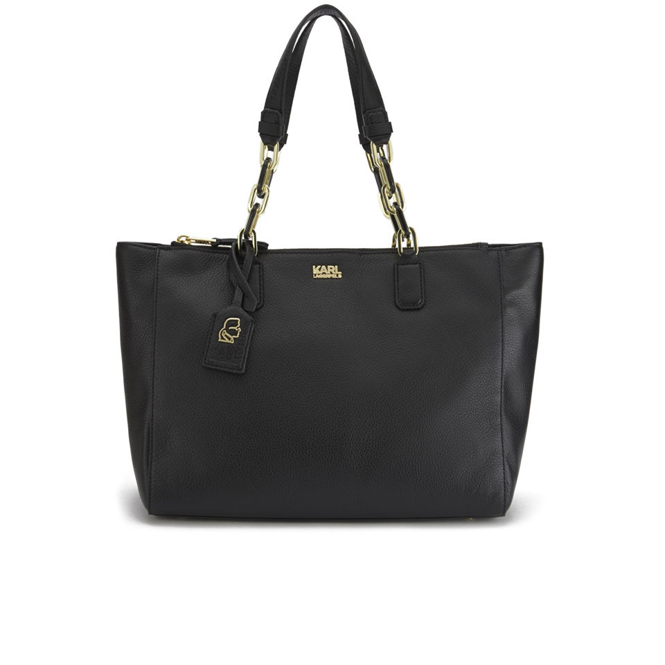 Karl Lagerfeld K/Grainy Shopper Bag - Black