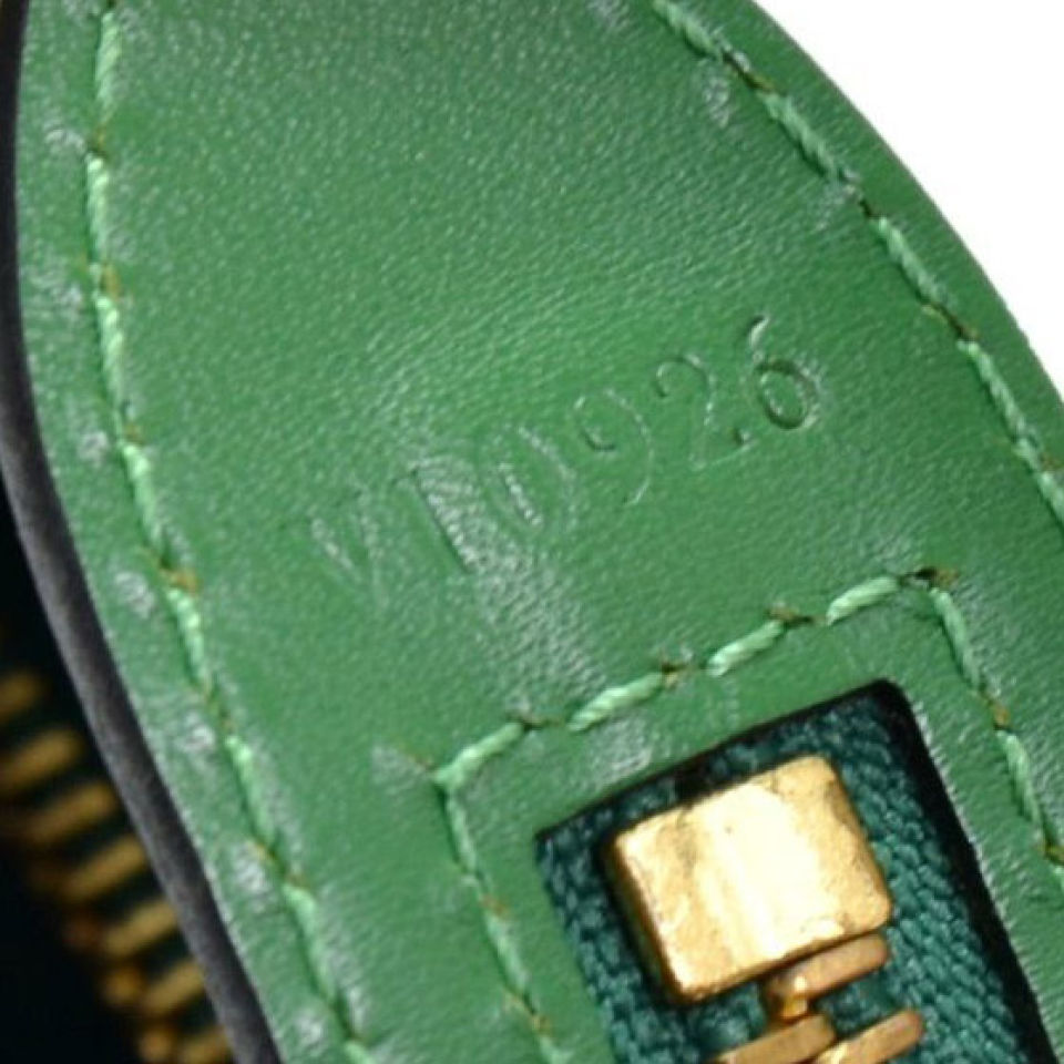 Louis Vuitton Vintage Green Epi Leather Saint Jacques PM Bag