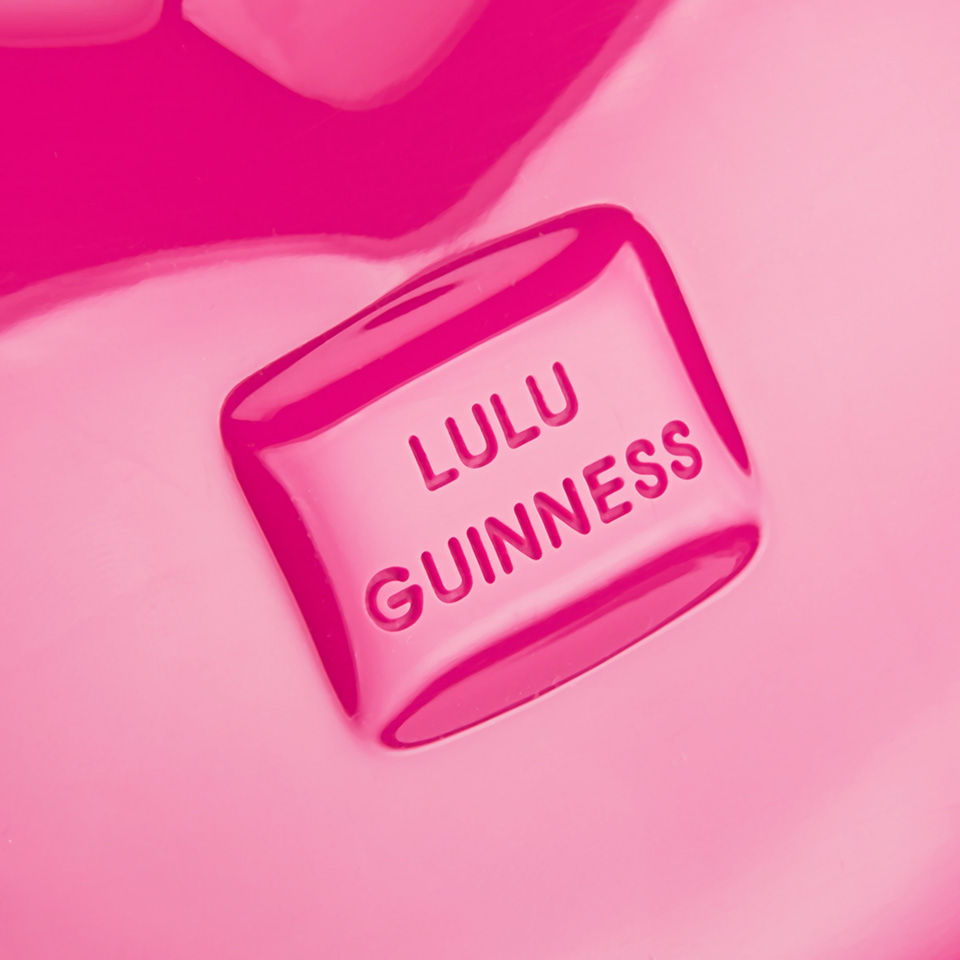 Lulu Guinness Perspex Lips Clutch - Pink