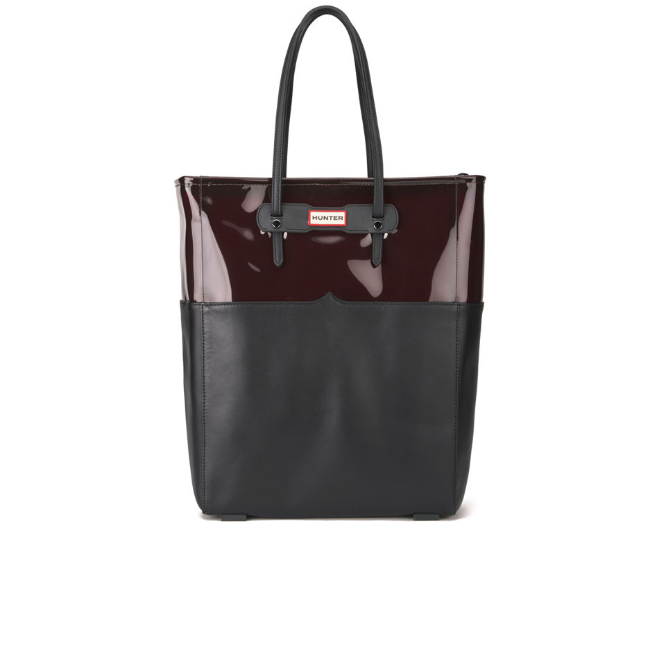 Hunter Women's Original Clear Shopper Bag - Burgundy