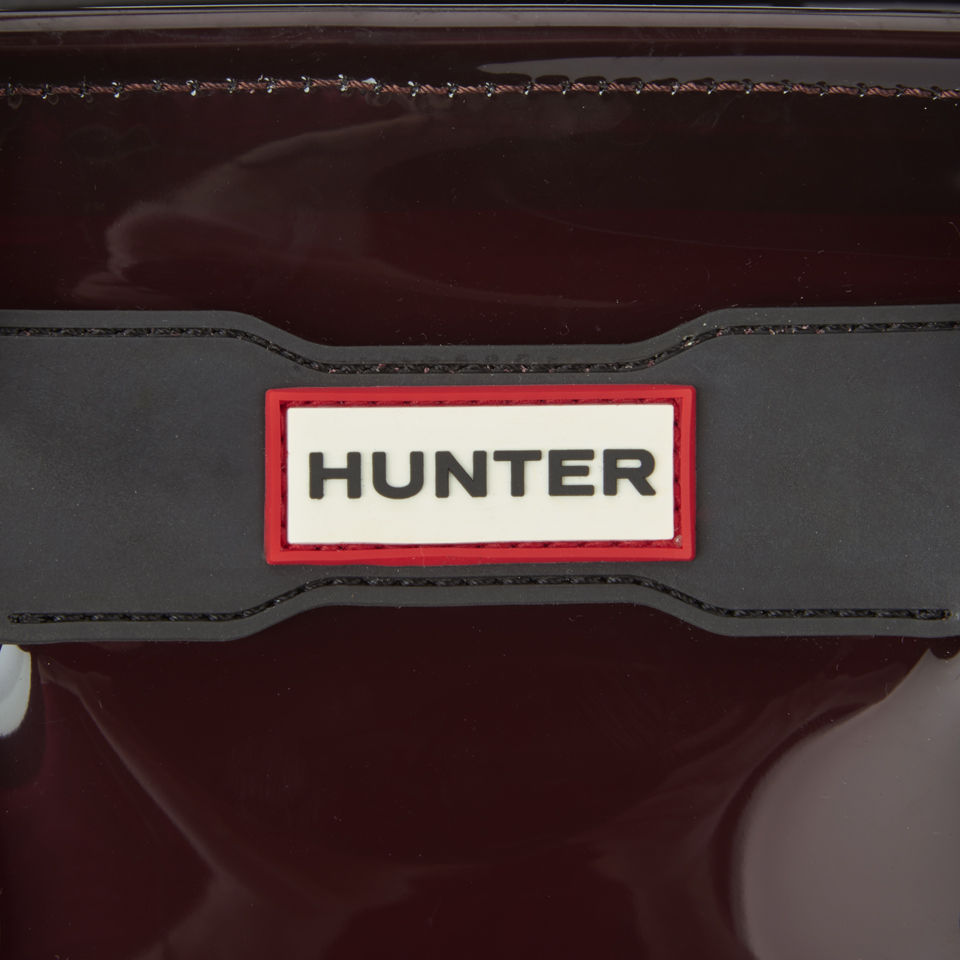 Hunter Women's Original Clear Shopper Bag - Burgundy
