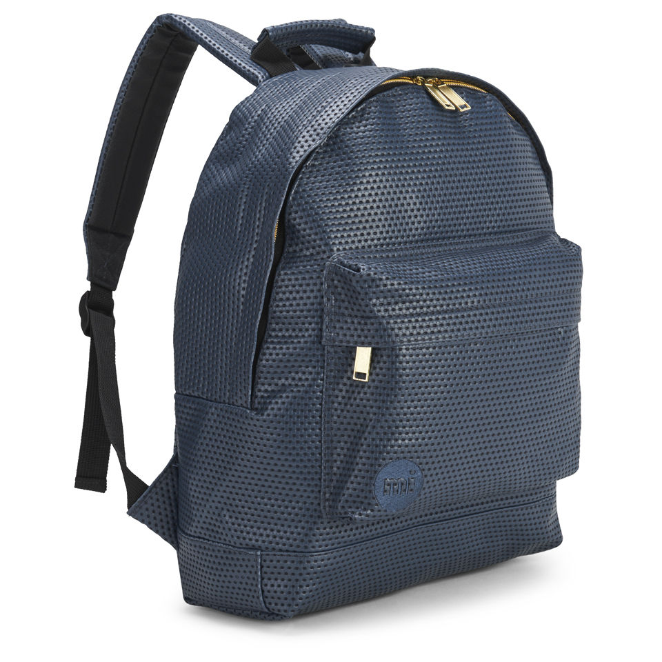 Mi-Pac Gold Perforated Backpack - Navy
