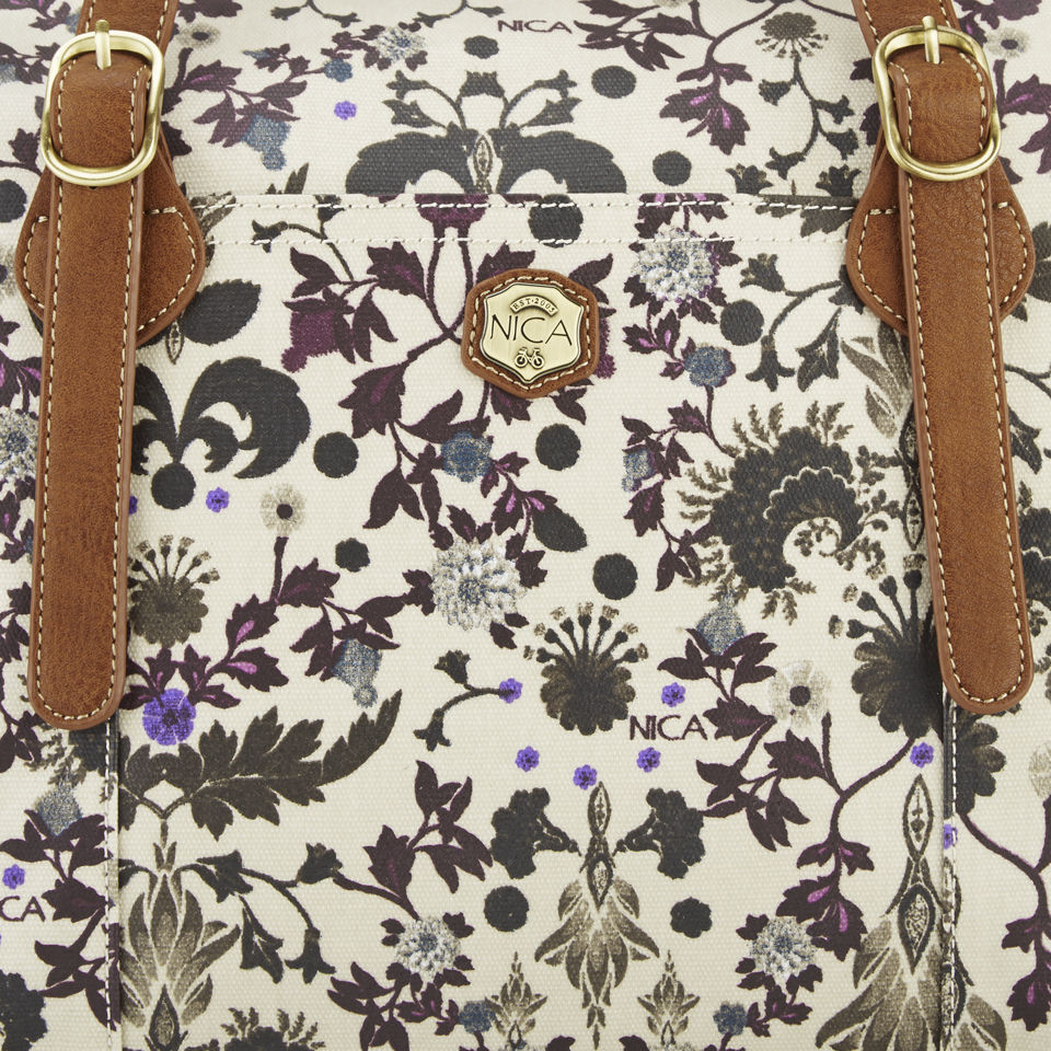 Nica Women's Viola Printed Tote Bag - Ornate Decorate Stone