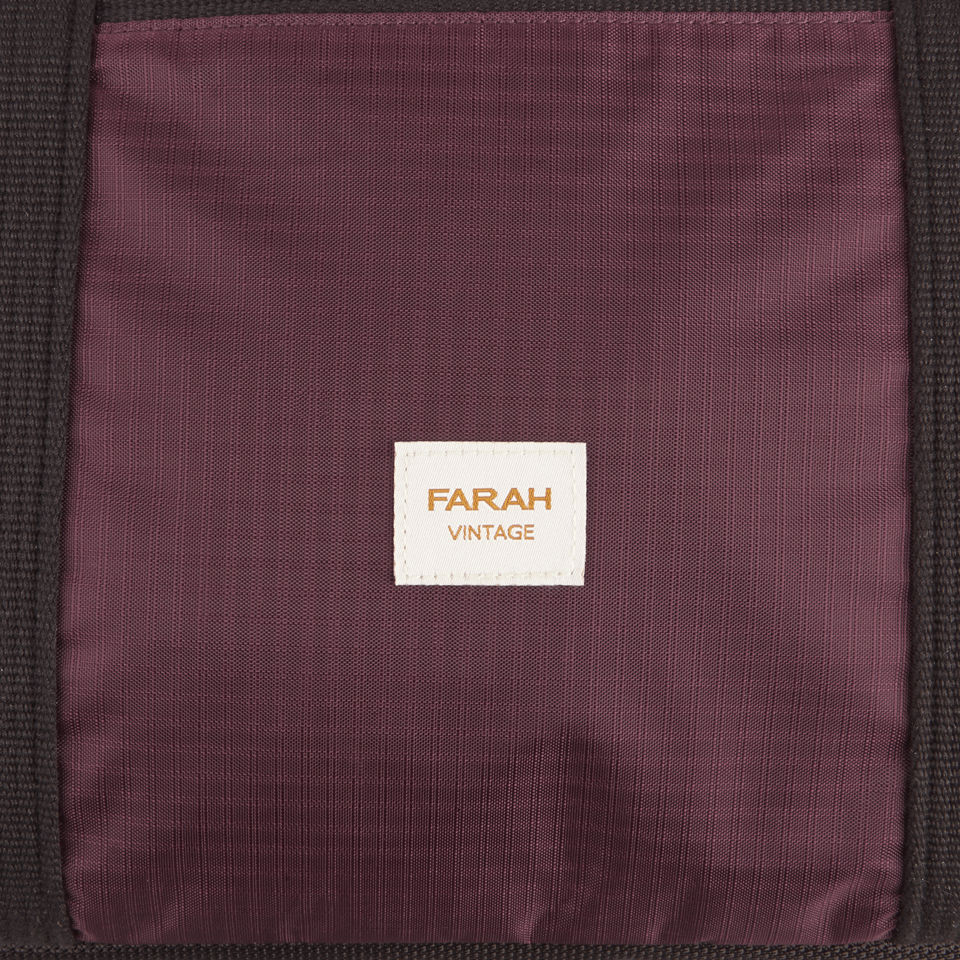 Farah Vintage Men's Holdall Bag - Bordeaux