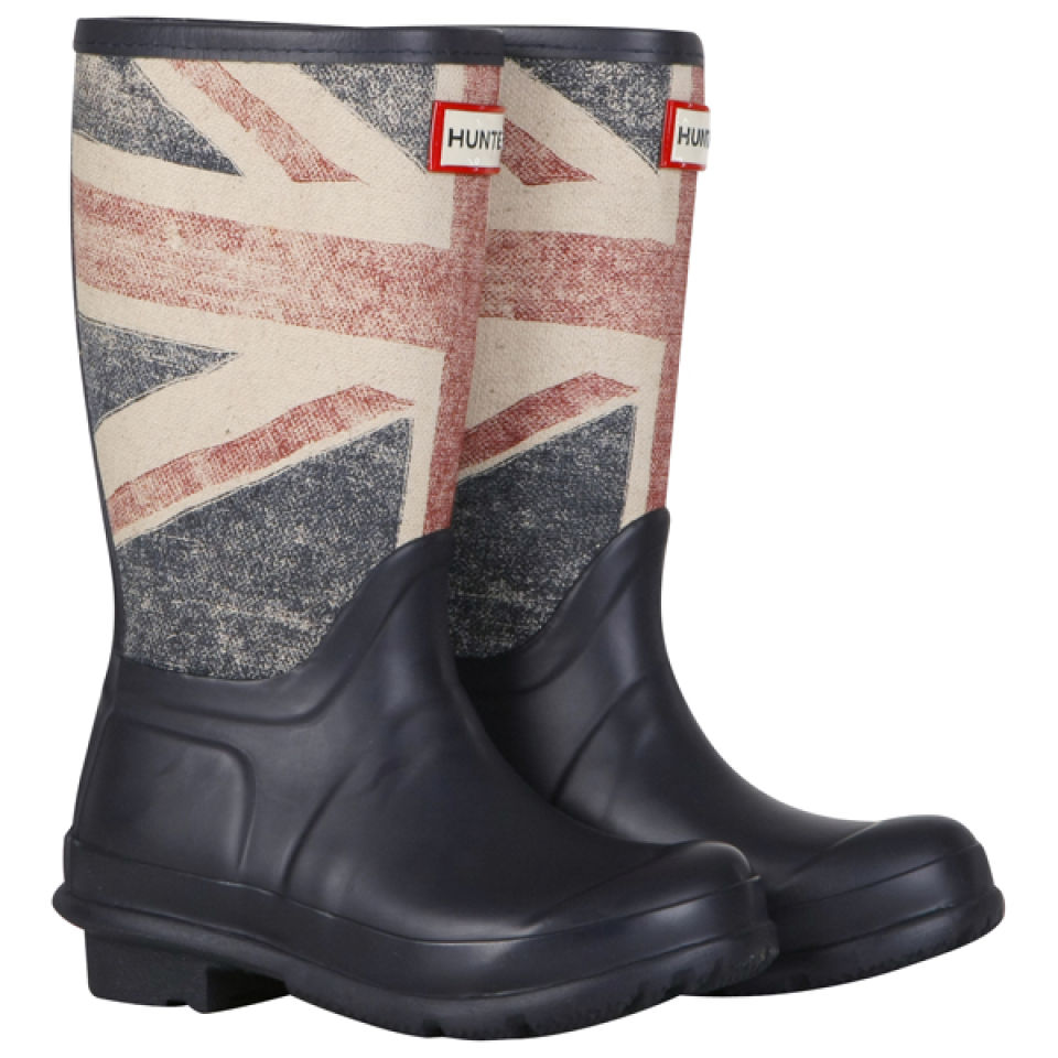 Hunter union jack boots top