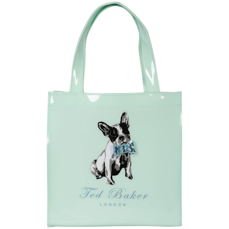 Ted Baker Women s Dogcon Cotton Print Small Ikon Bag Powder Blue