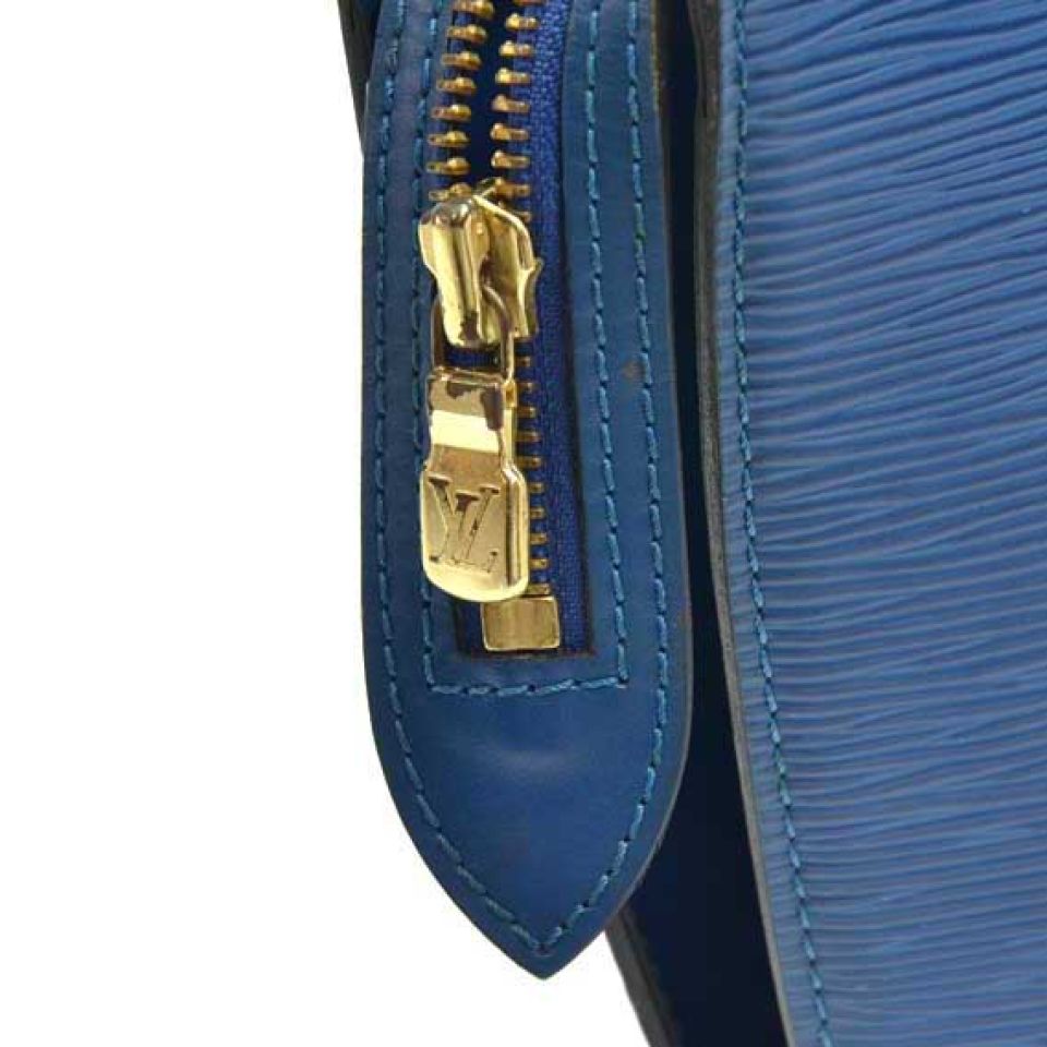 Louis Vuitton Vintage Blue Epi Leather Saint Jacques GM Bag
