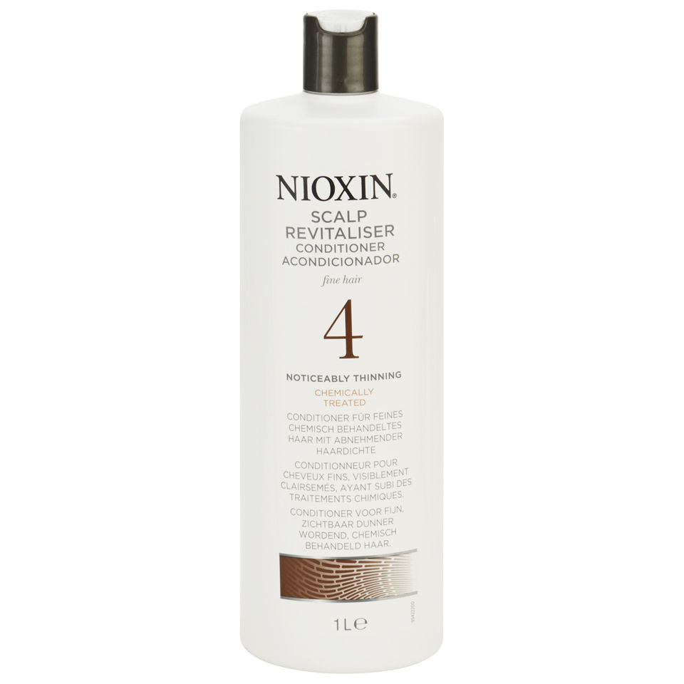 NIOXIN System 4 Scalp Revitaliser Conditioner for Fine, Noticeably Thinning, Chemically Treated Hair 1000ml