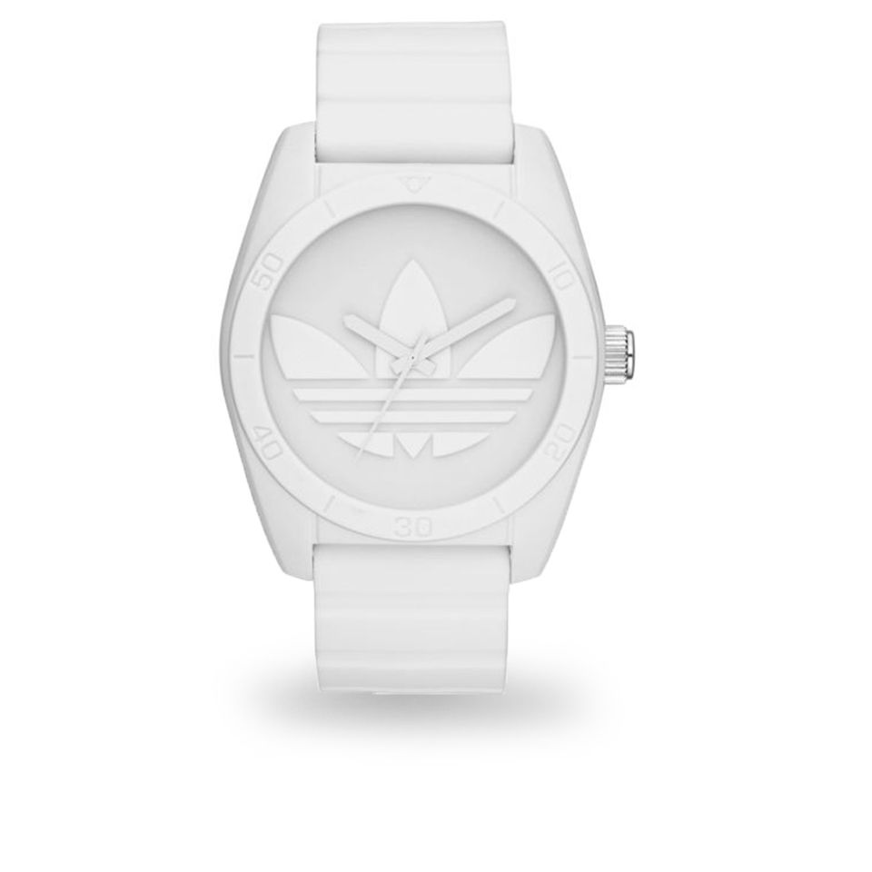 adidas Original Santiago Silicone Watch - White
