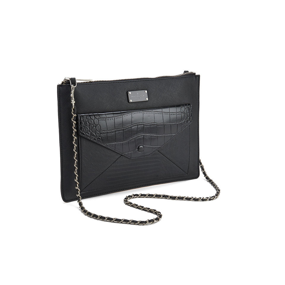 Paul's Boutique Lilly Snake Colour Block Cross Body Bag - Black