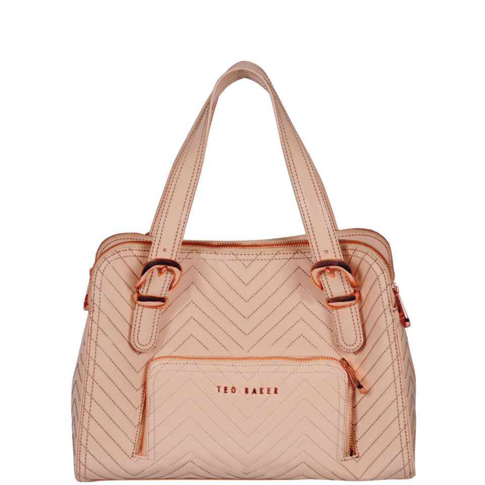 Ted Baker Kayler Quilted Tote Bag Nude Pink