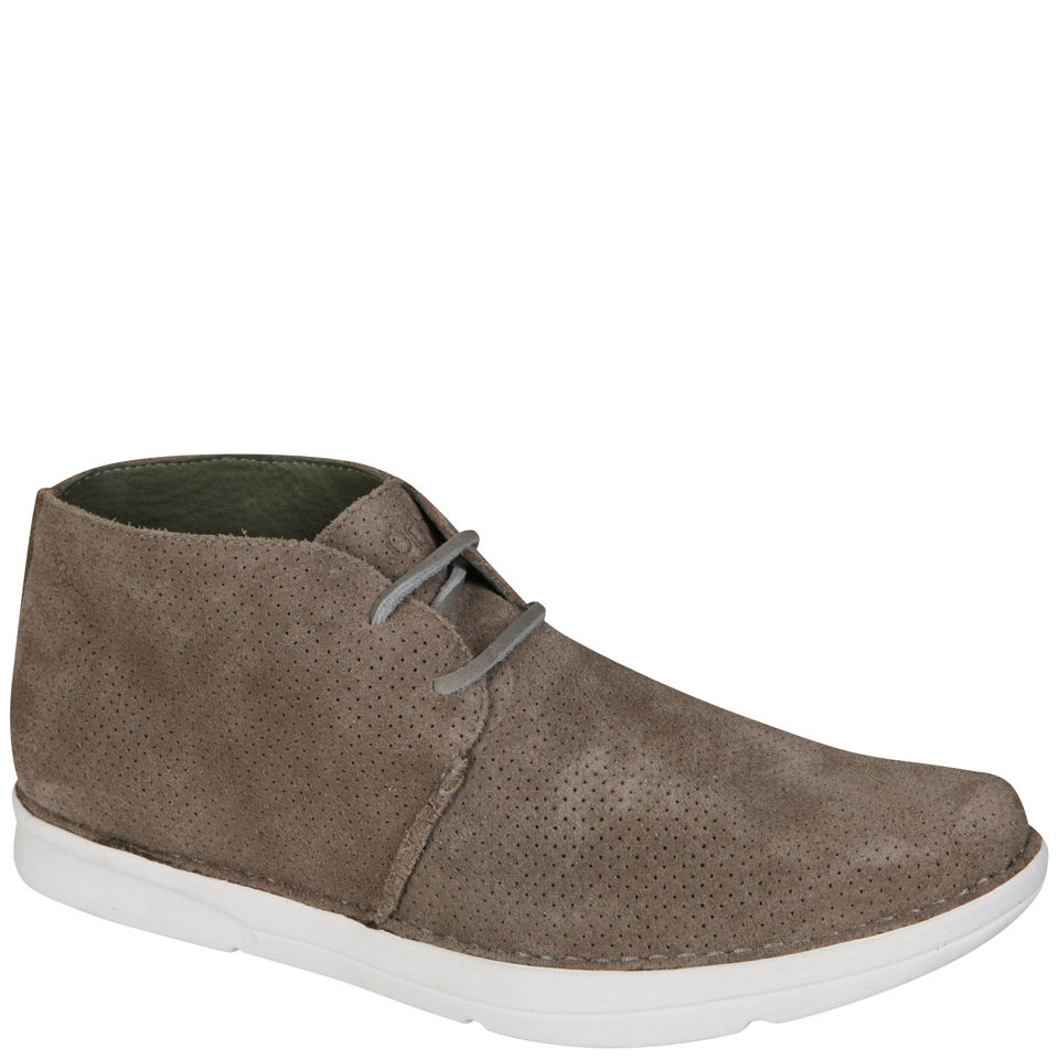 Ohw? Men's Roc Perforated Suede Boot - Olive