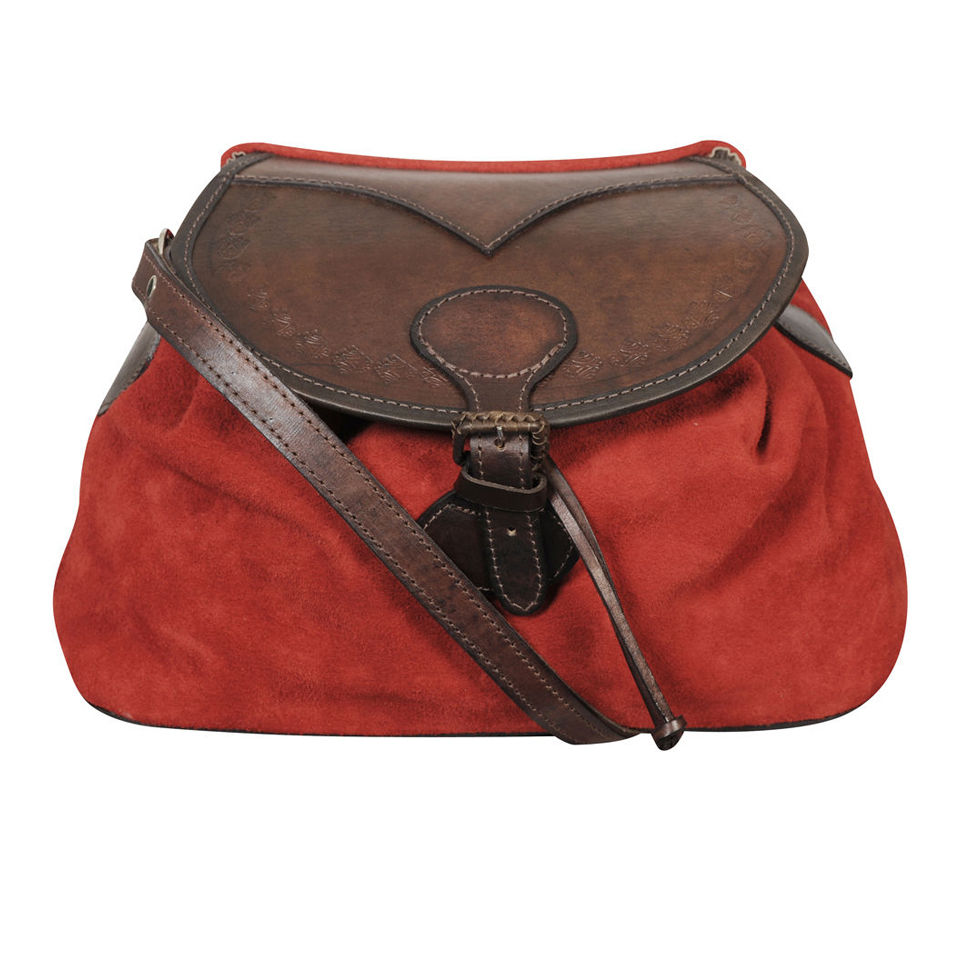 Beara Beara Tomina Leather Shoulder Bag - Red