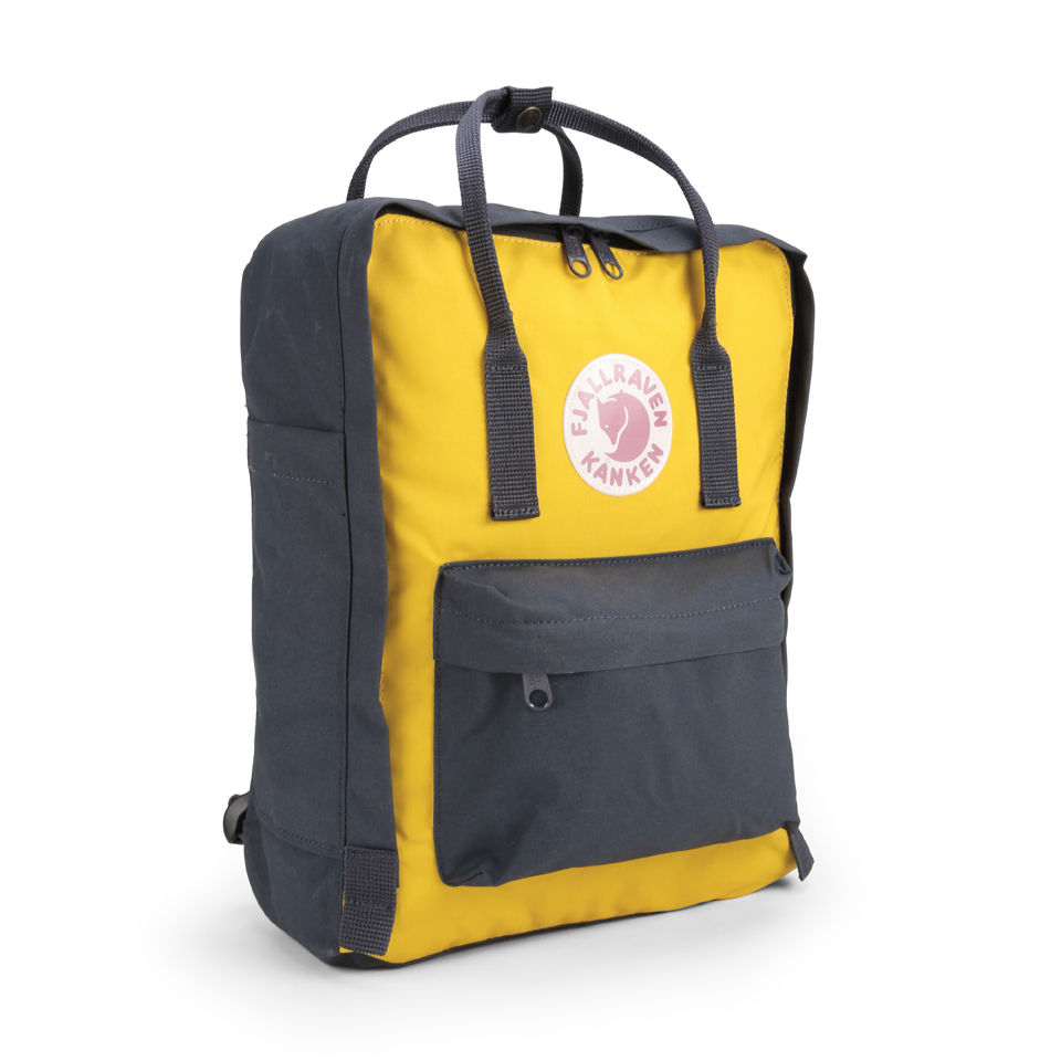 Fjallraven Kanken Backpack - Navy/Yellow