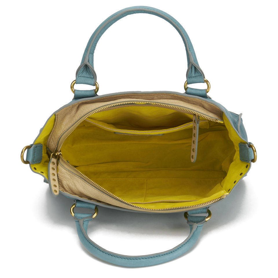 Liebeskind Women's Rena Vintage Stud Bowler Bag - Petrol