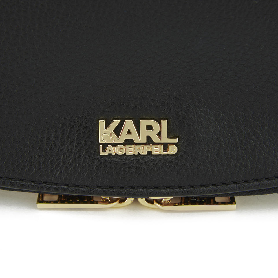 Karl Lagerfeld K/Grainy Satchel - Black