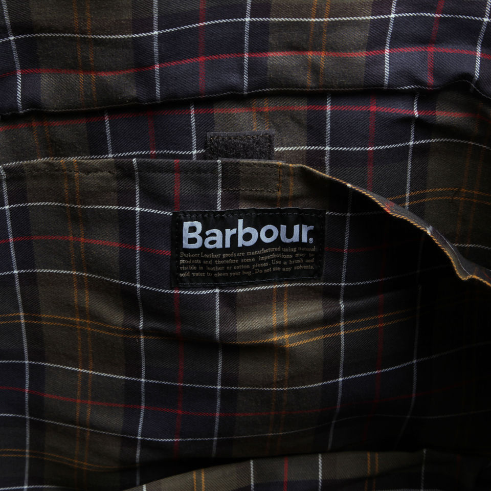 Barbour Unisex Portside Messenger Bag - Olive