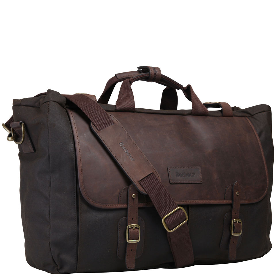 Barbour Unisex Portside Messenger Bag - Olive