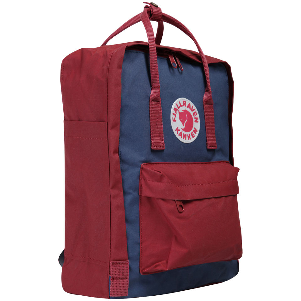 Fjallraven Kanken Backpack Royal Blue Oxford Red
