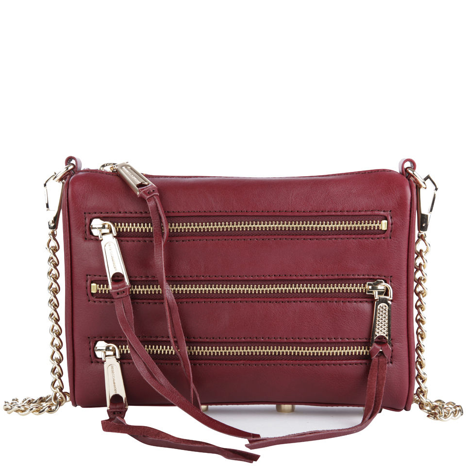 Rebecca minkoff mini 5 zip crossbody hotsell