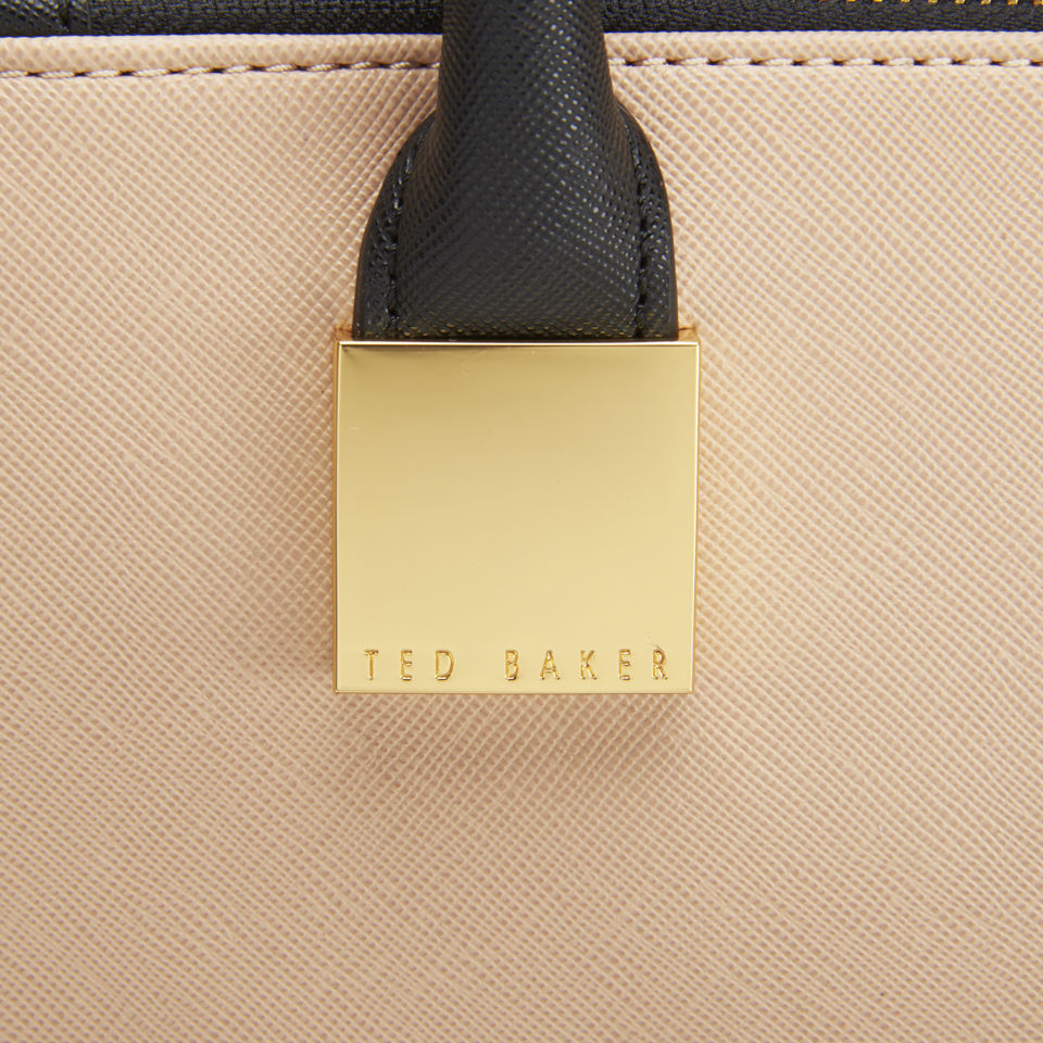 Ted Baker Crosshatch Mini Tote Bag - Taupe