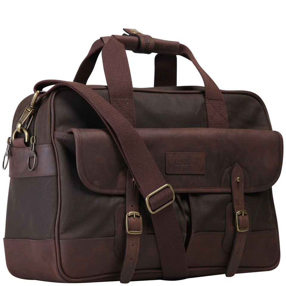 Barbour Unisex Mizzen Briefcase - Olive