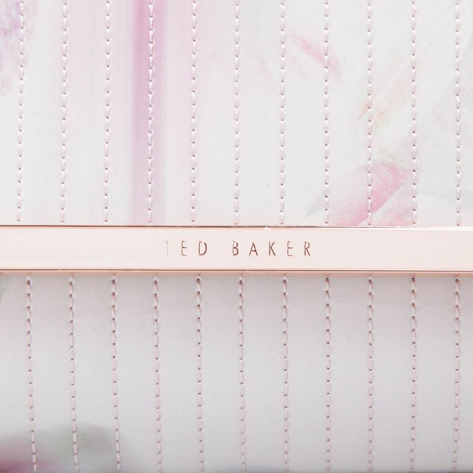 Ted Baker Ressie Printed Quilted Enamel Mini IPAD Case - Shell