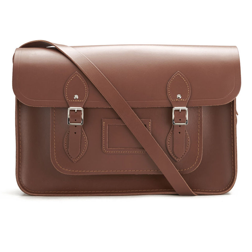 The Cambridge Satchel Company Men's 15 Inch Classic Satchel - Tan