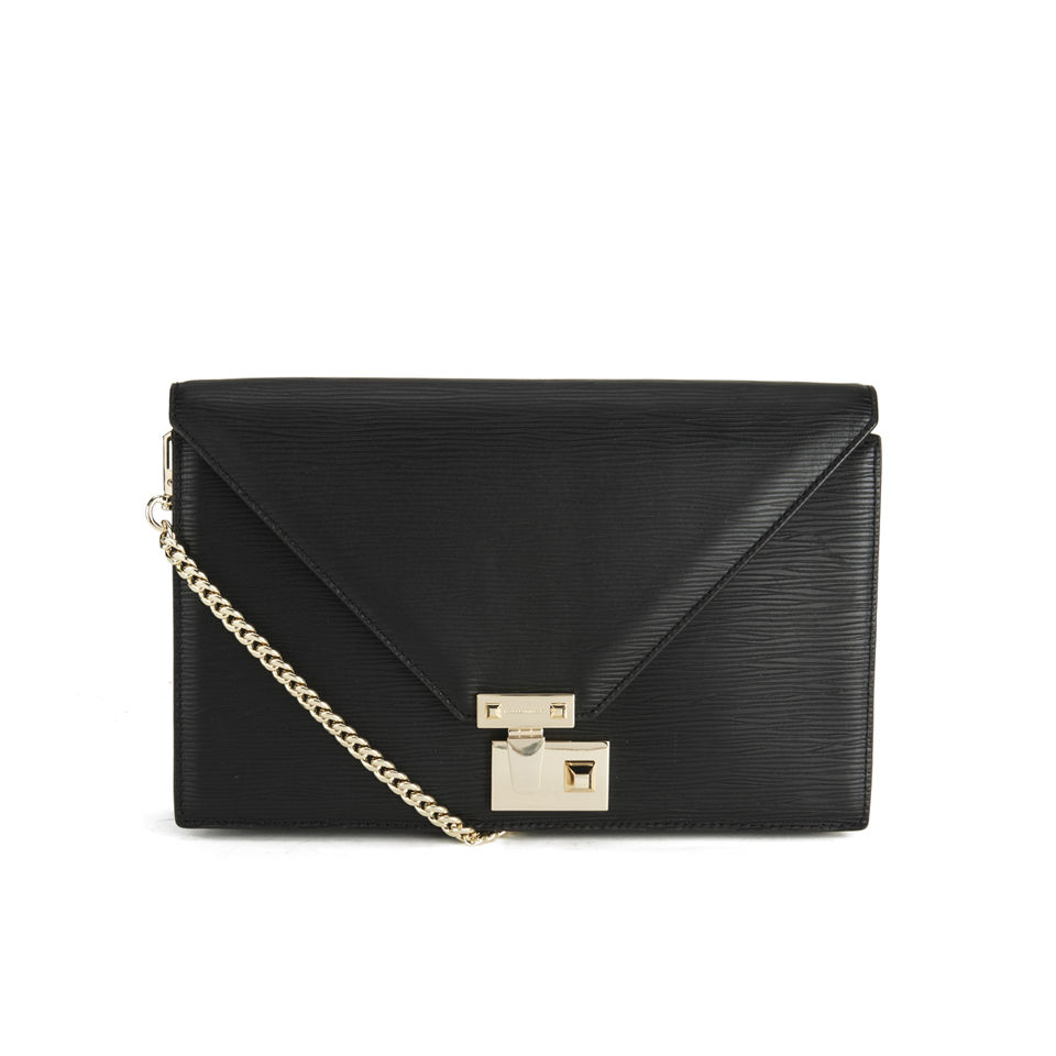 Rebecca Minkoff Paris Leather Clutch Bag - Black
