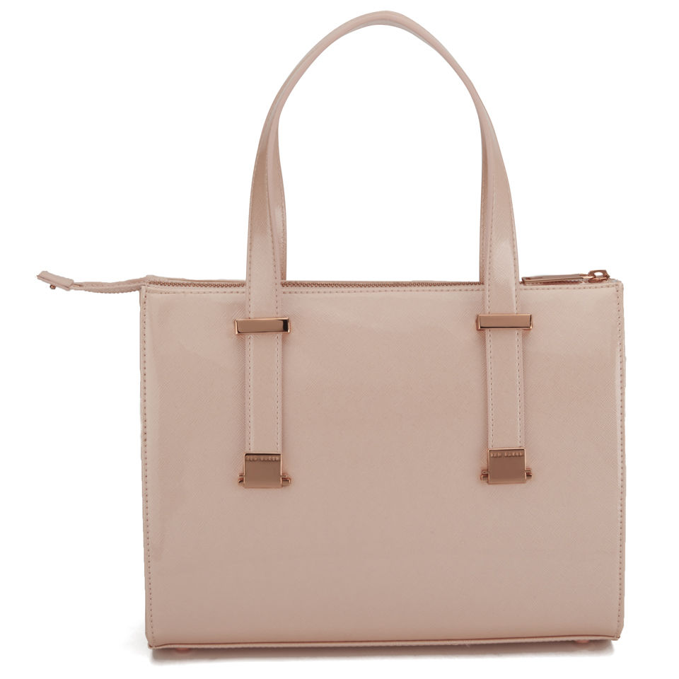 Ted Baker Women s Danika Zip Crosshatch Cross Body Bag Nude Pink