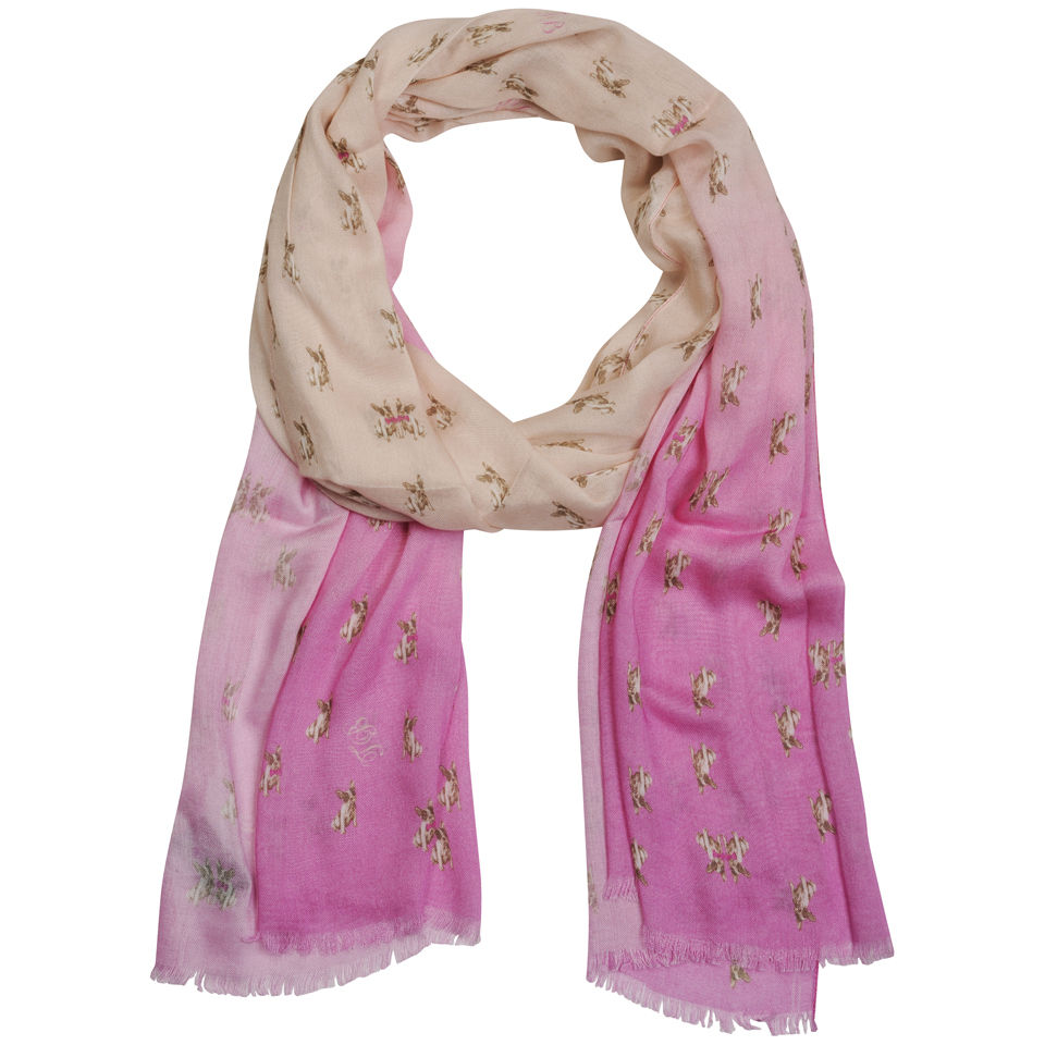 Ted Baker Women's Lassy Cotton Print Long Scarf - Pink