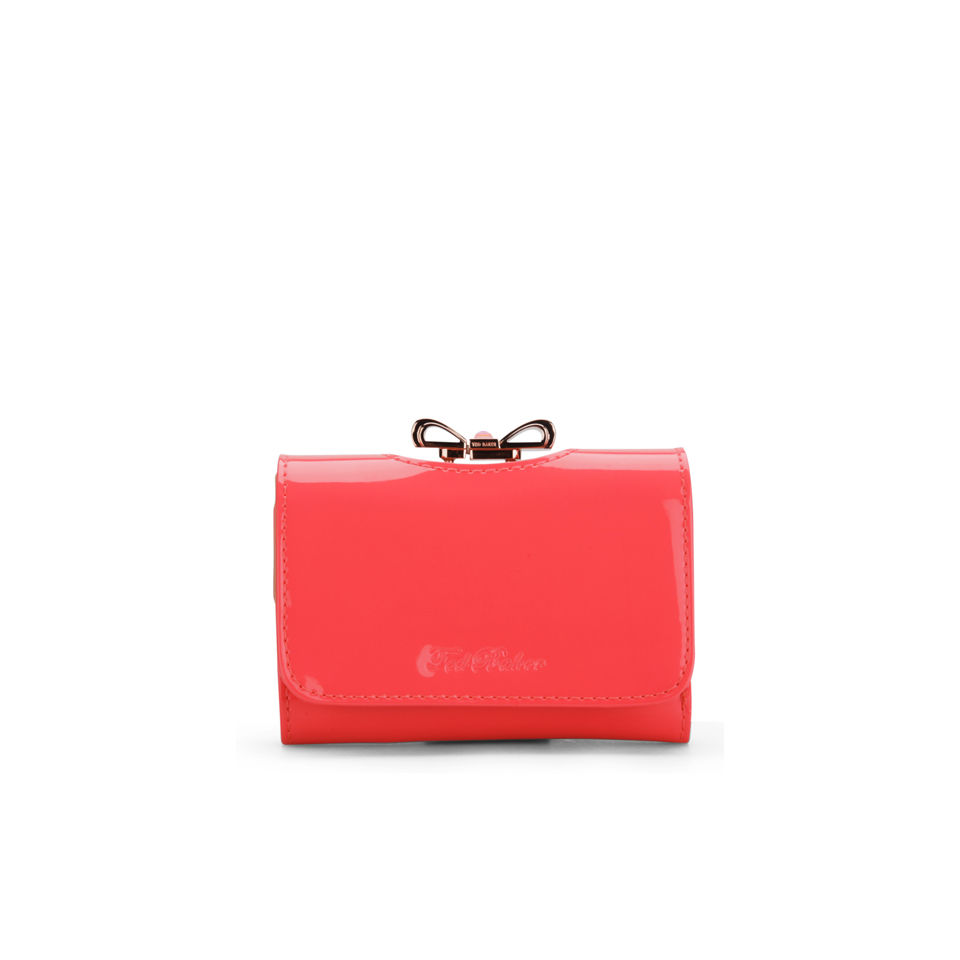 Bright pink ted baker purse on sale