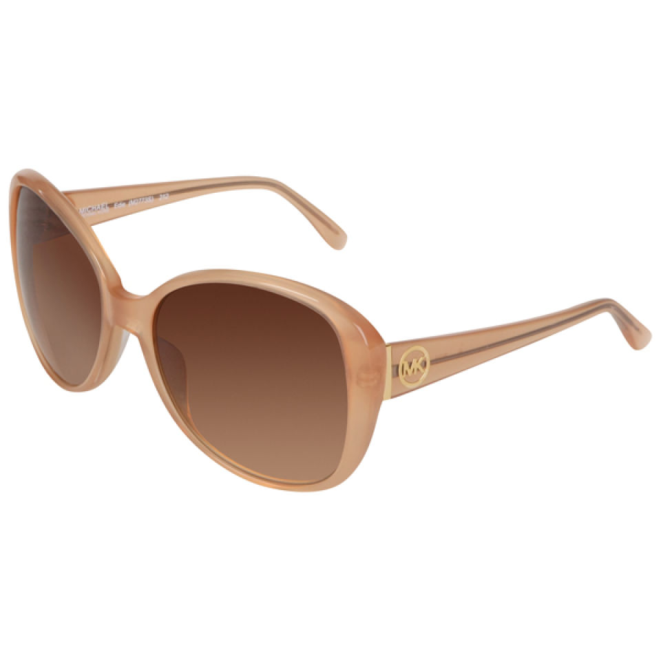 MICHAEL MICHAEL KORS Women's Edie MK Logo Arm Sunglasses - Nude