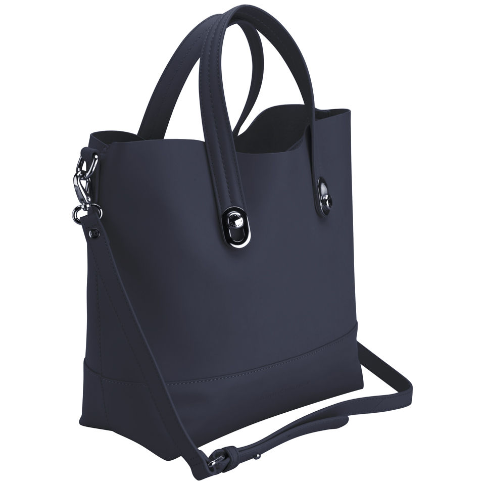 Tommy Hilfiger Women's Alison Medium Leather Tote Bag - Midnight