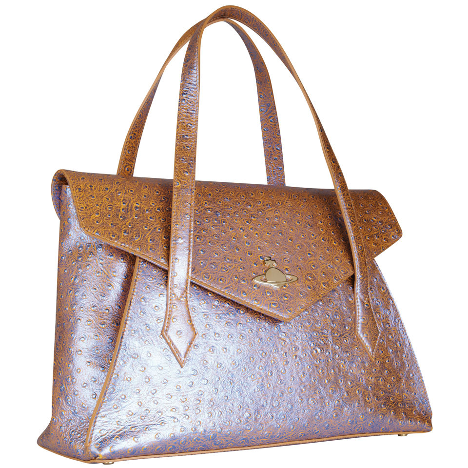 Vivienne Westwood Women's Cote d'Azur Leather Tote - Blue