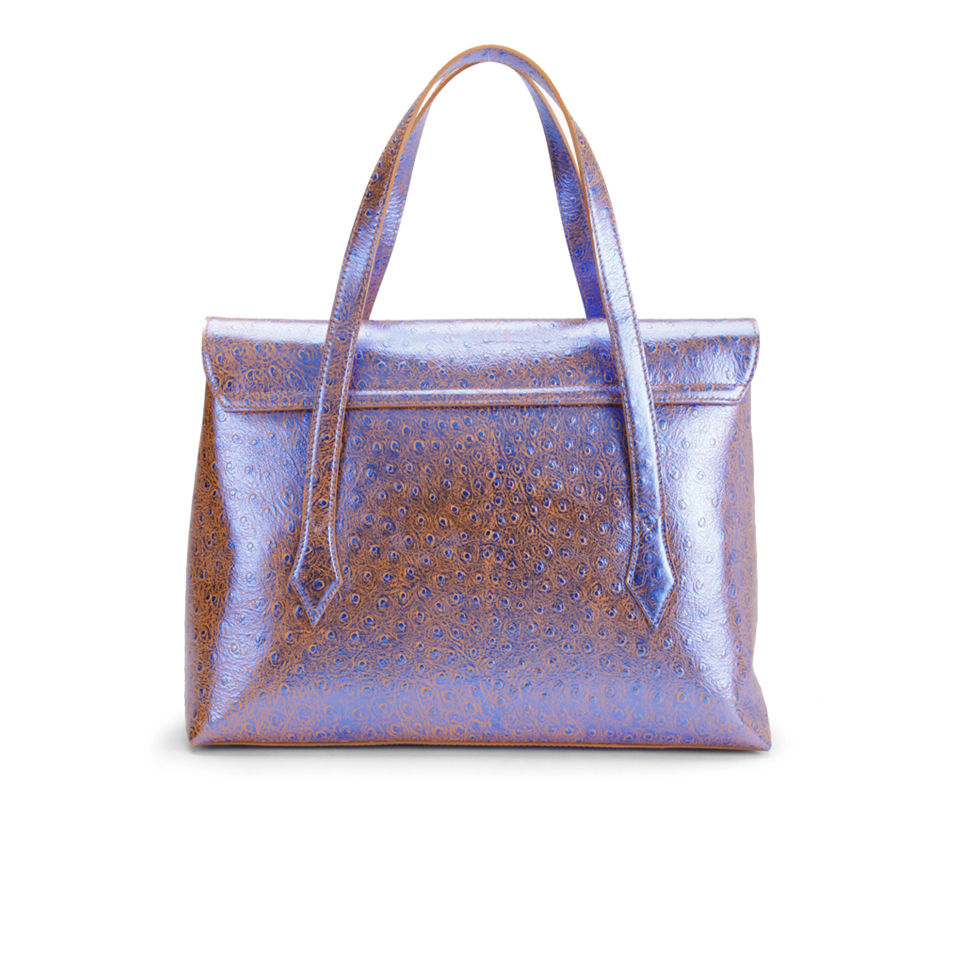 Vivienne Westwood Women's Cote d'Azur Leather Tote - Blue